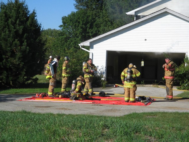 Live fire training on Dowlin Forge Road 2005